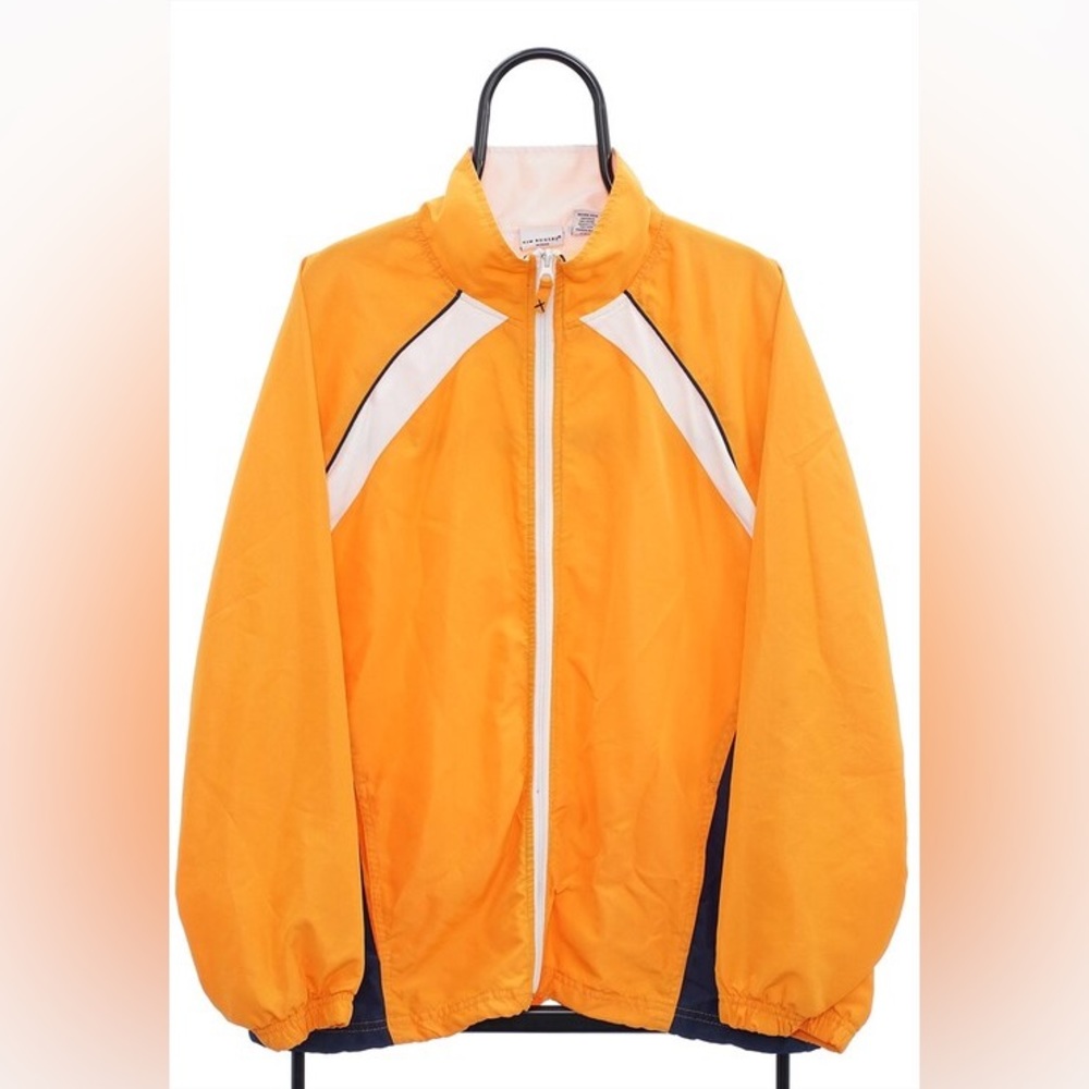 VINTAGE KIM ROGERS ORANGE WINDBREAKER JACKET. SIZE M. PERFECT CONDITION